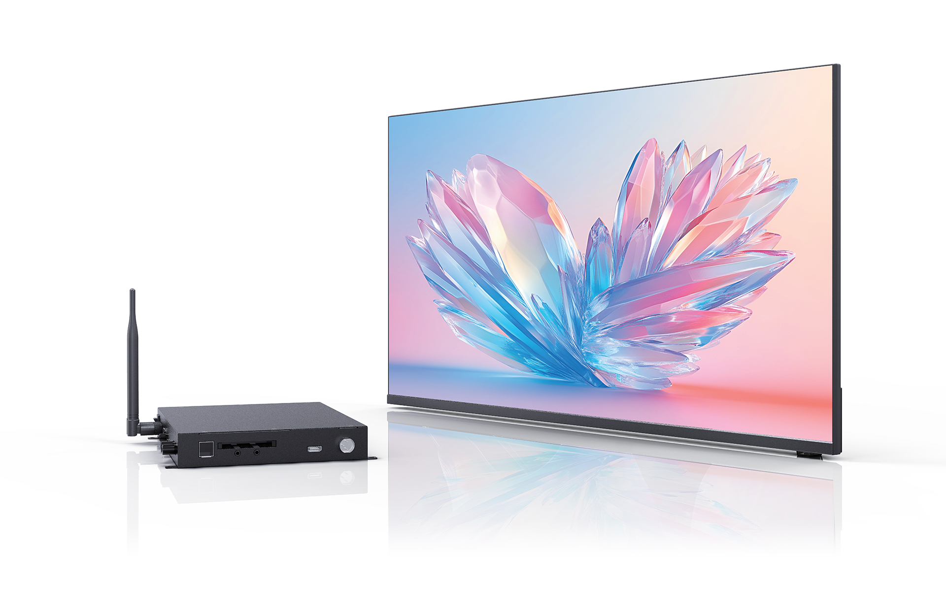 V3L AIRVIEW Pro · Ultra-Slim Motorized Smart Display